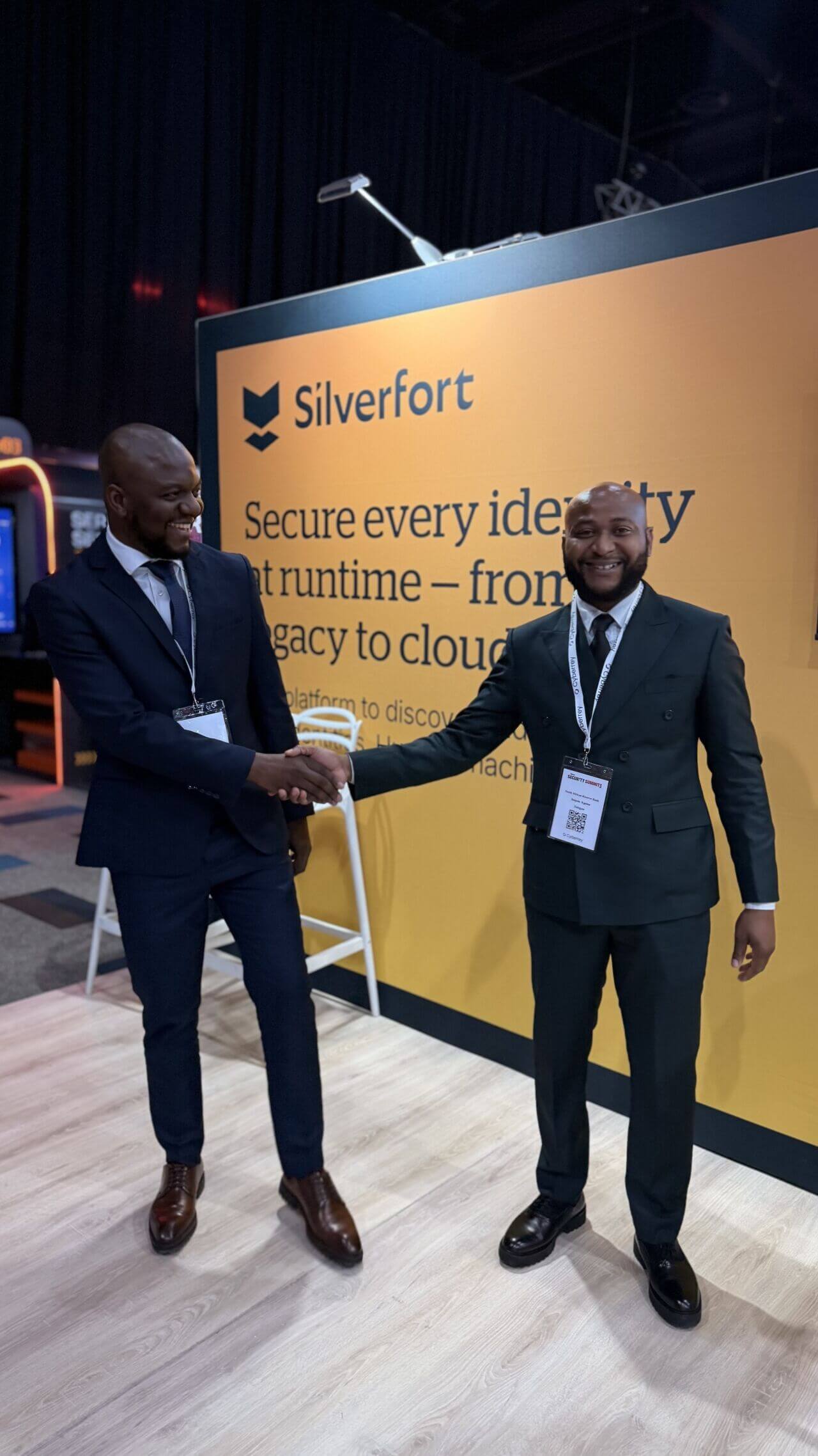 On the ITWeb Security Summit expo floor